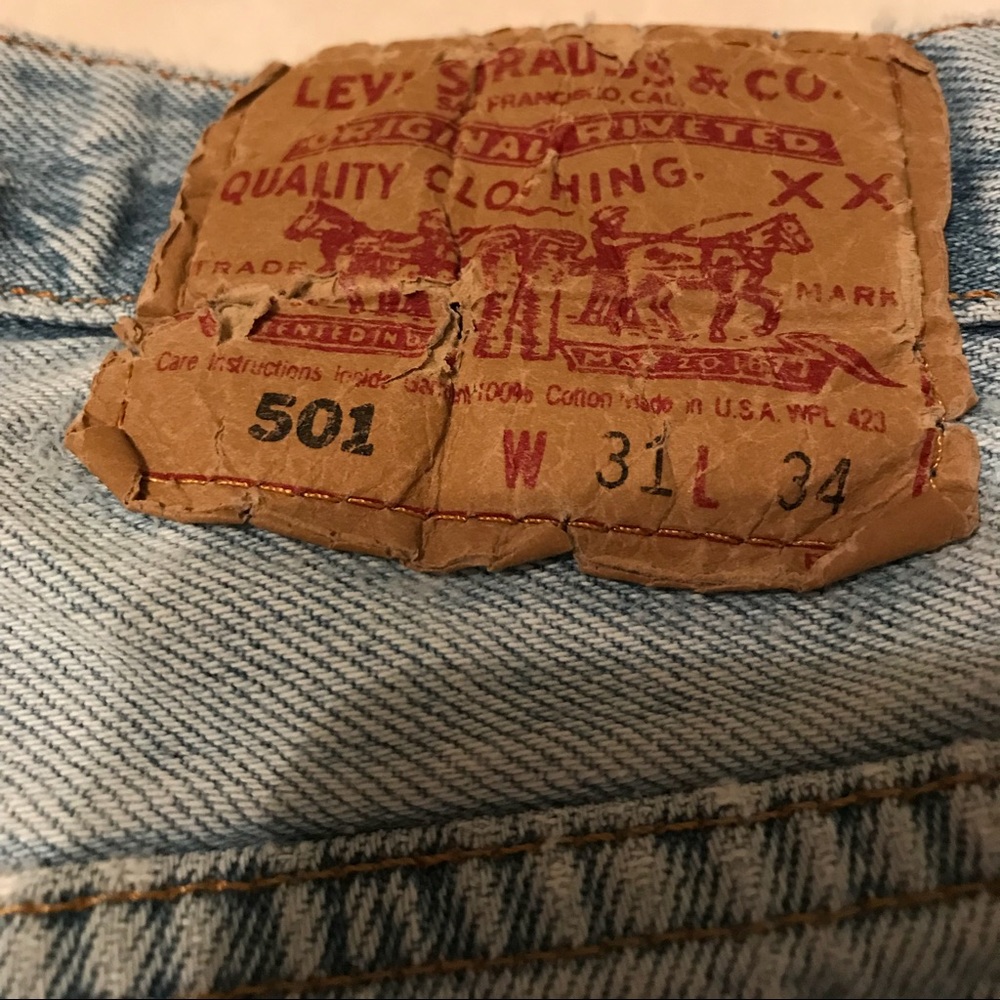 Original 501 Levi’s Jeans